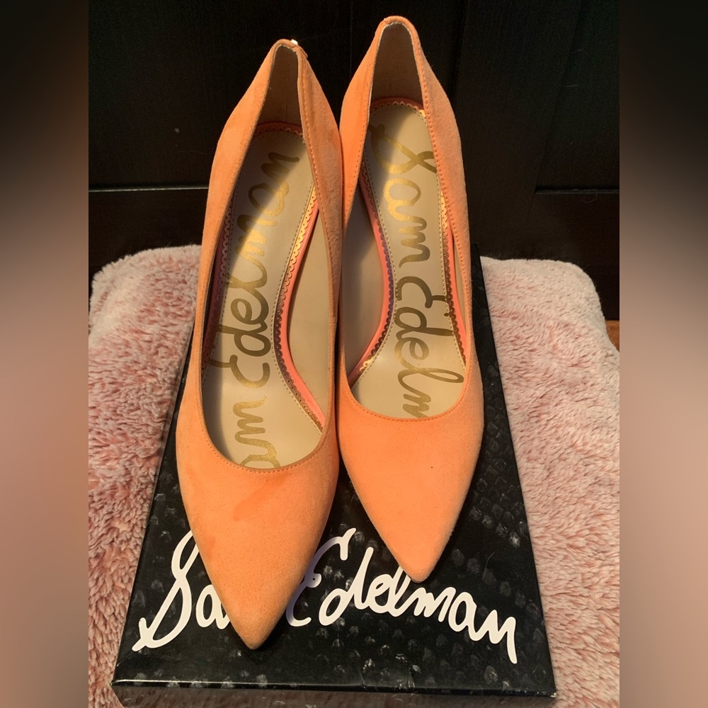 Hazel,melon suede - Picture 3 of 7